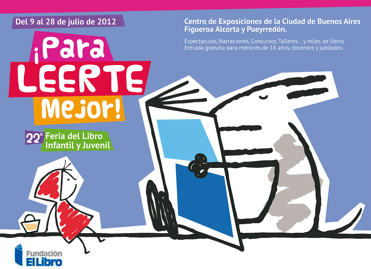 Concurso Diseño de Imagen para la Feria del Libro Infantil y Juvenil. Afiche.