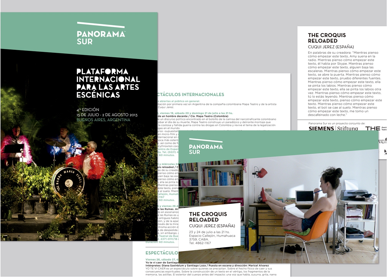Diseño de marca para organización cultural. Diseño de marca de Panorama Sur.