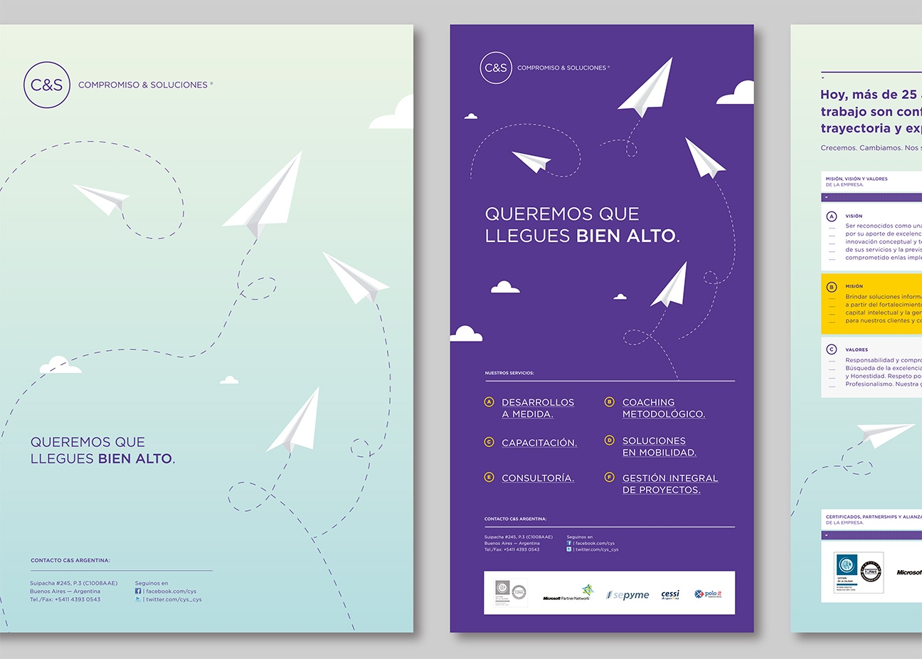 Rediseño de sistema de identidad para C&S Gorricho