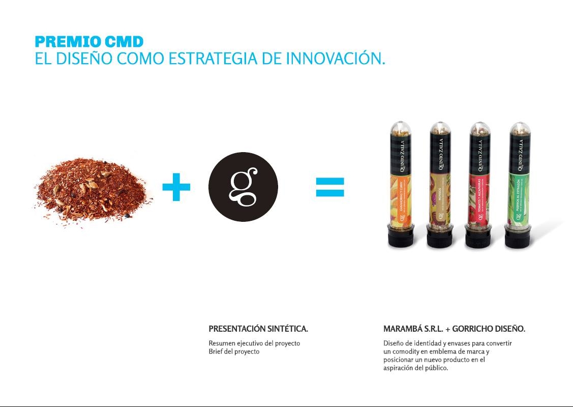 Premio CMD El diseño como estrategia de innovación - Gorricho y QZ