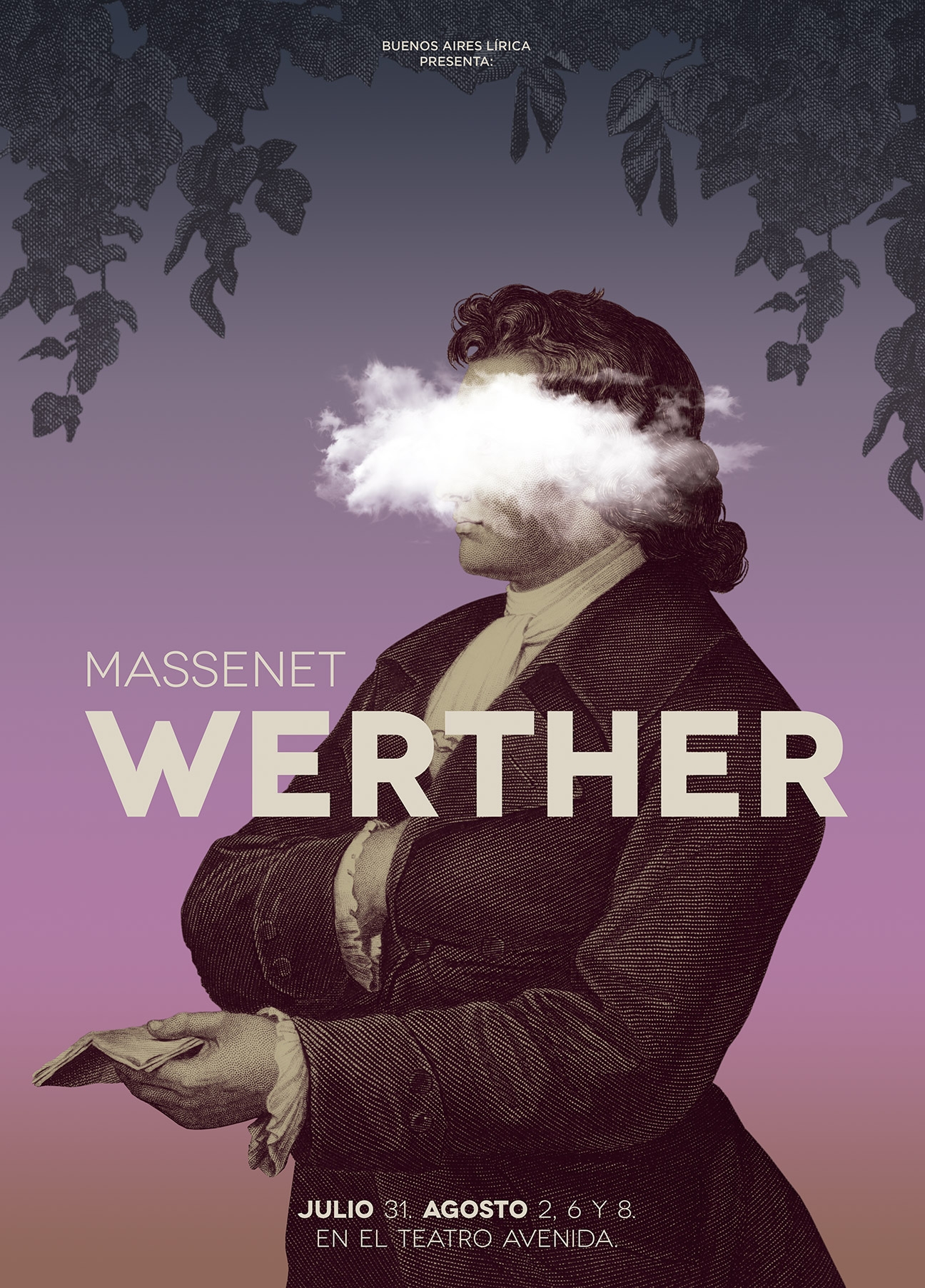 Diseño de afiche para ópera Werther - poster - BAL