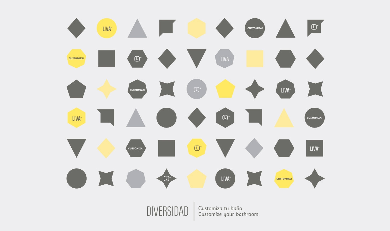 Rediseño integral de marca. LIVA. Diseño de sistema de identidad visual.