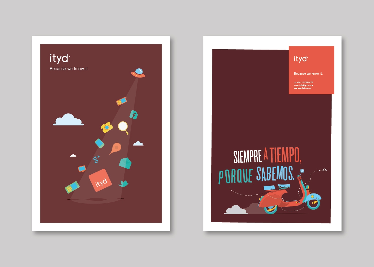 Reidseño de identidad corporativa para Ityd - Gorricho - Diseño de marcas.