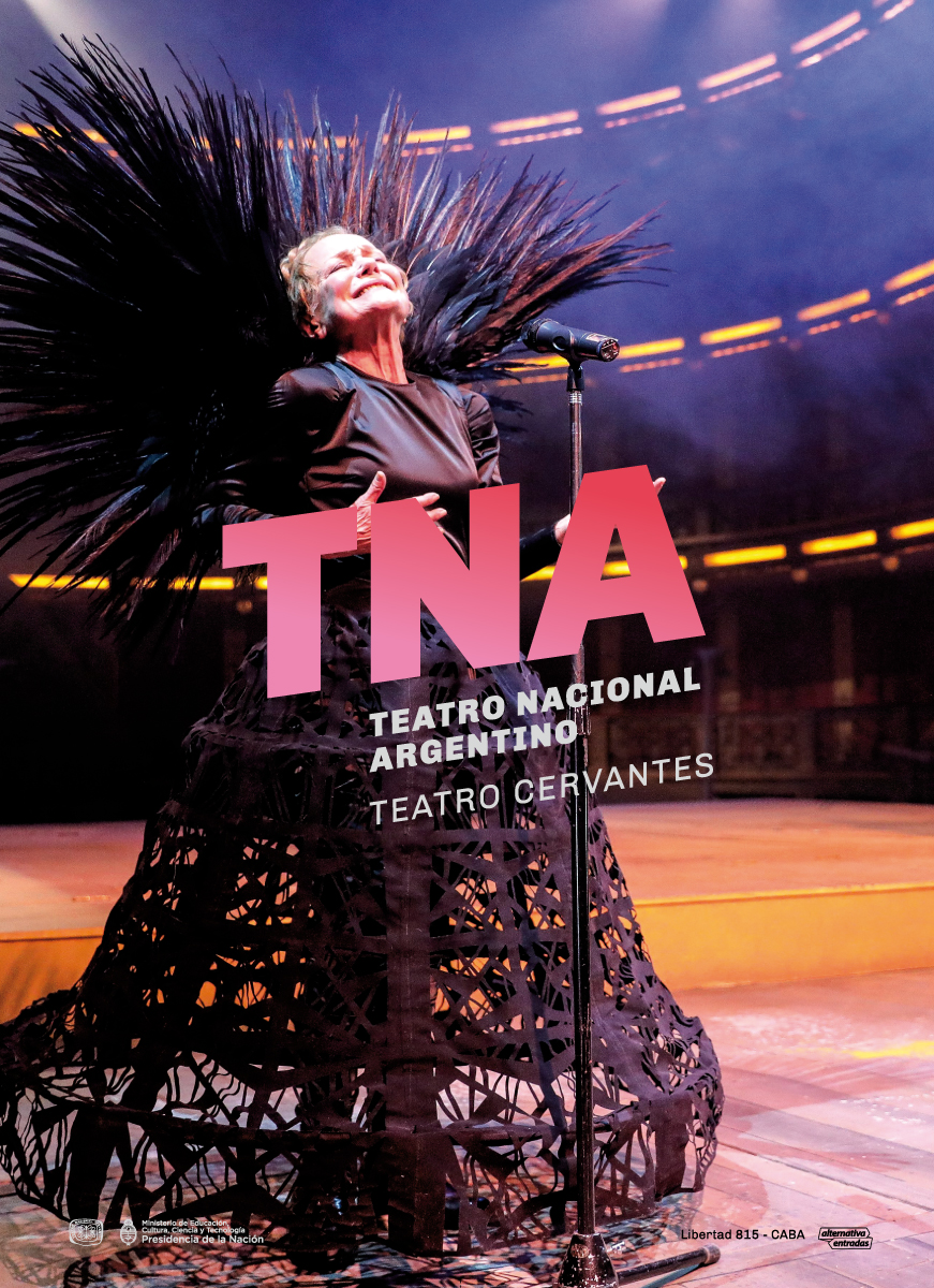 Diseño de identidad Teatro Nacional Argentino - Teatro Cervantes - campaña vía pública