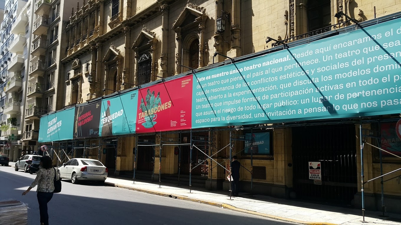 Diseño de afiches Teatro Cervantes - Teatro Nacional Argentino