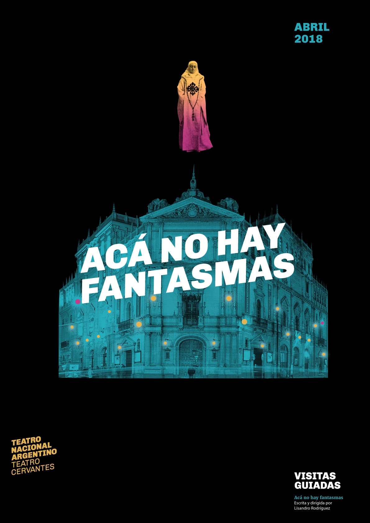 Diseño de afiches para el Teatro Nacional Argentino - Teatro Cervantes