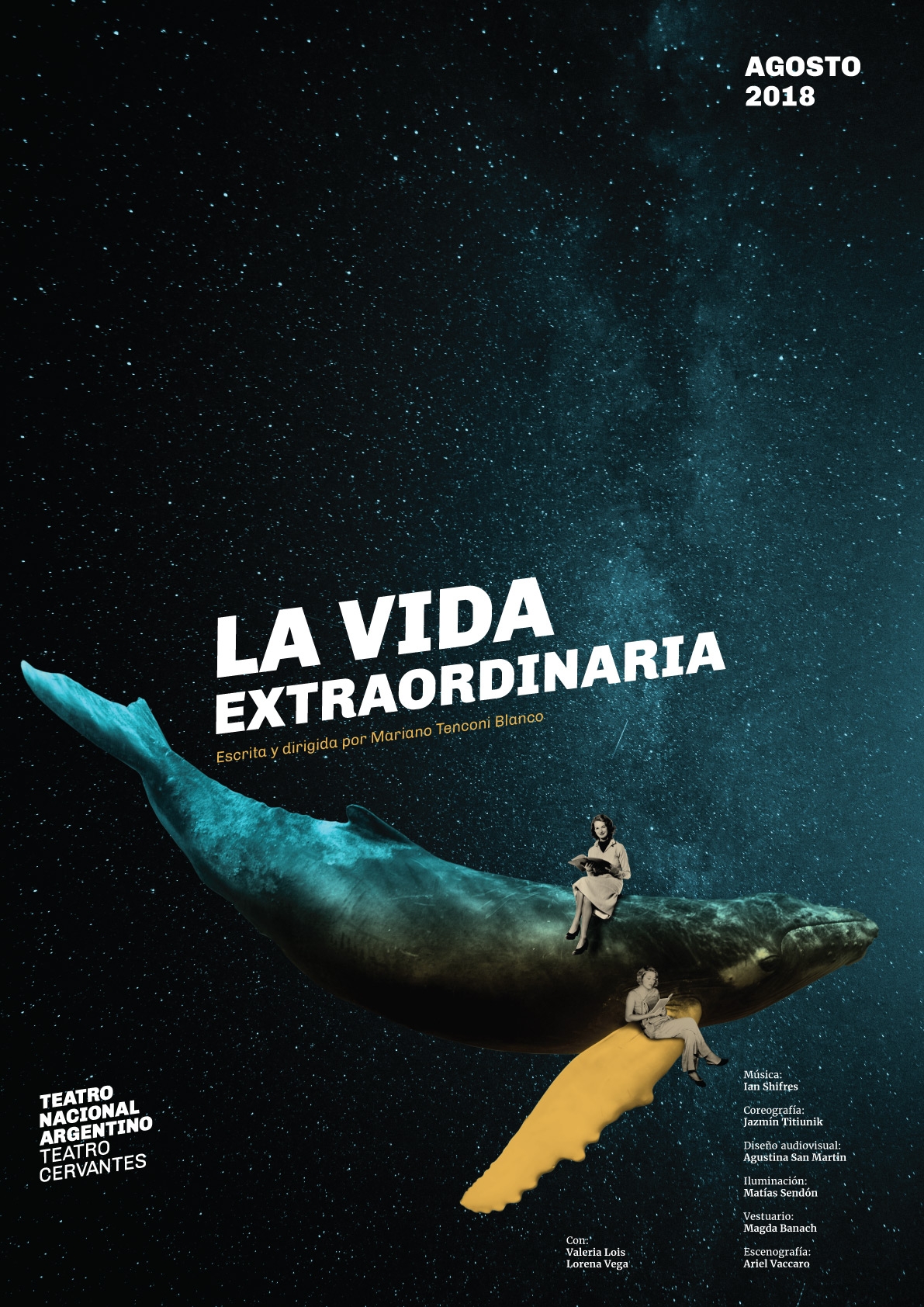 Diseño de afiches para el Teatro Nacional Argentino - Teatro Cervantes