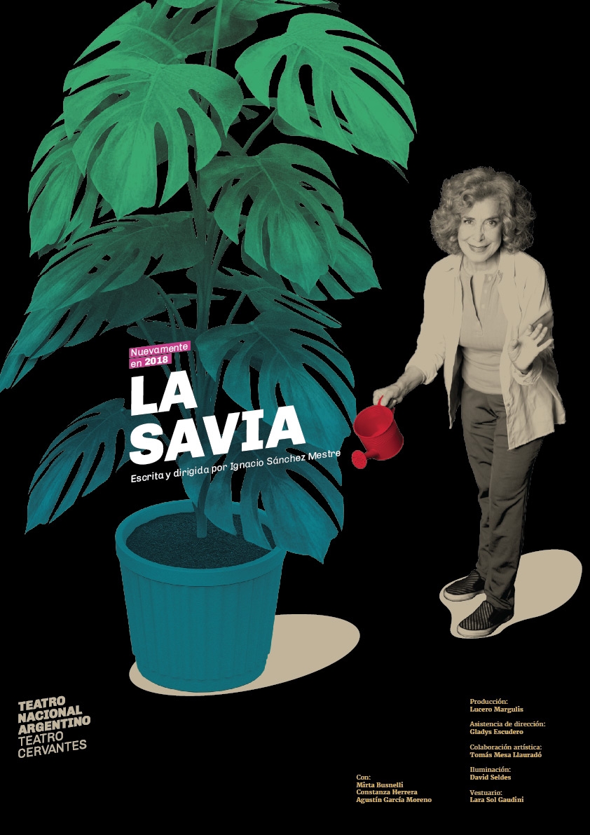 Diseño de afiches para el Teatro Nacional Argentino - Teatro Cervantes