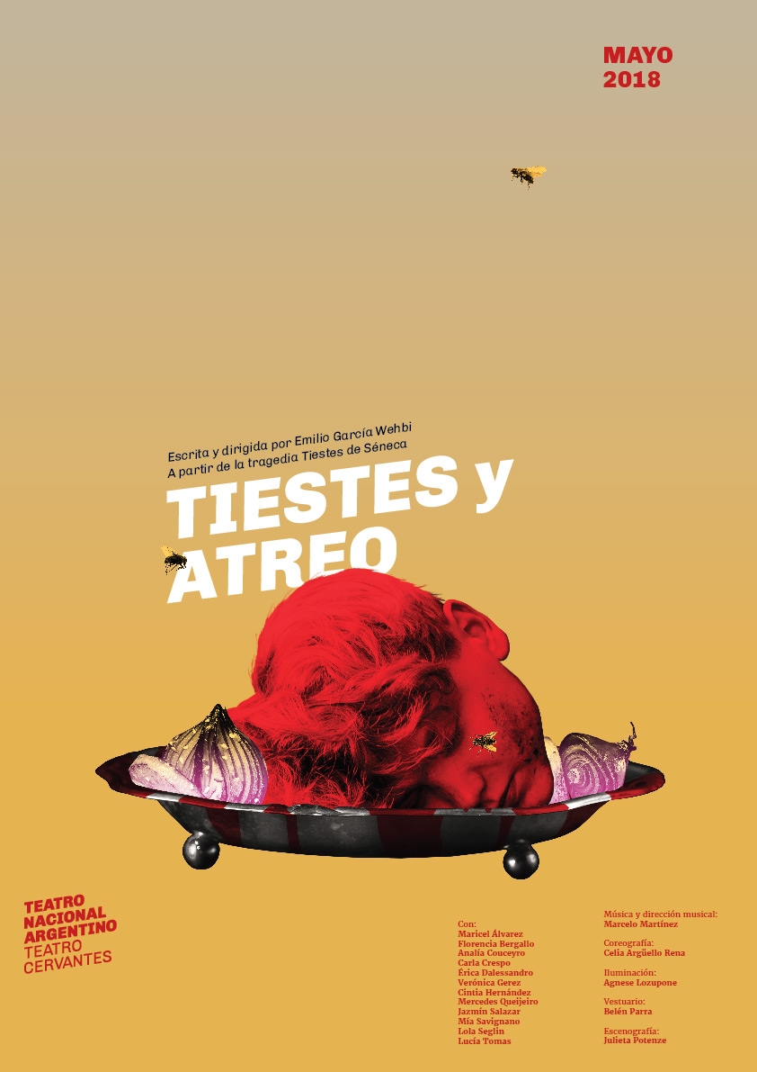Diseño de afiches para el Teatro Nacional Argentino - Teatro Cervantes