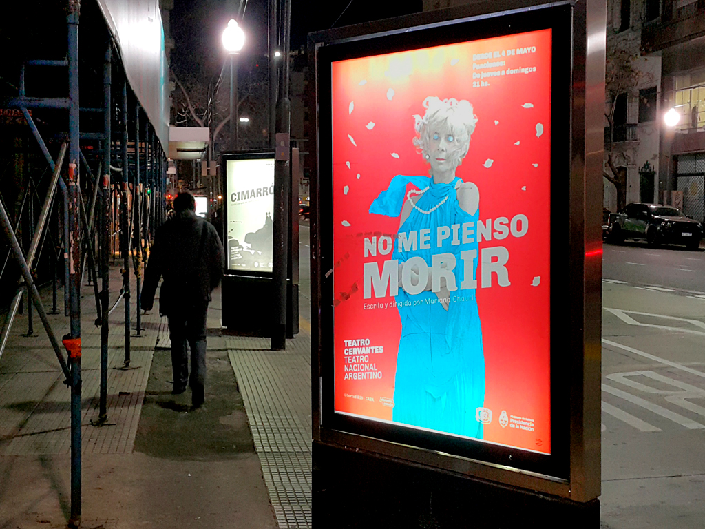 Diseño de afiches para Teatro Nacional Argentino - Teatro Cervantes