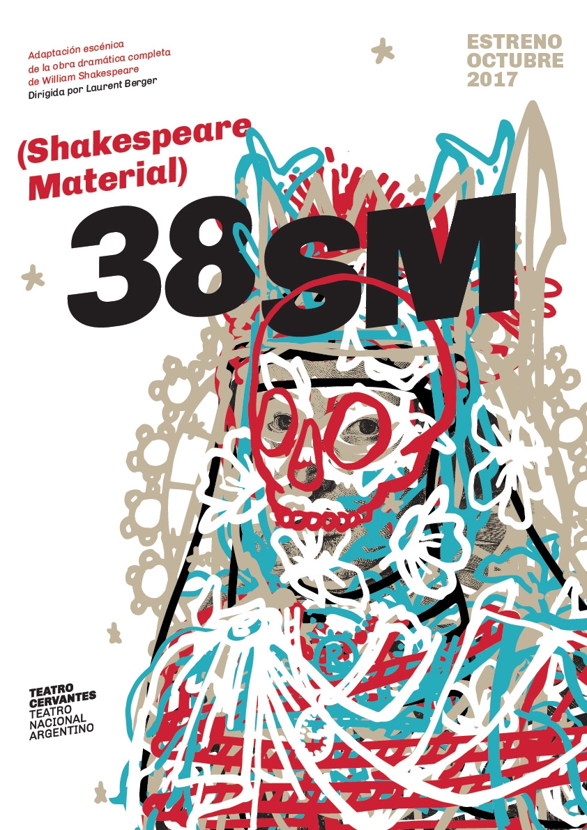 Diseño de afiches para Teatro Nacional Argentino - Teatro Cervantes