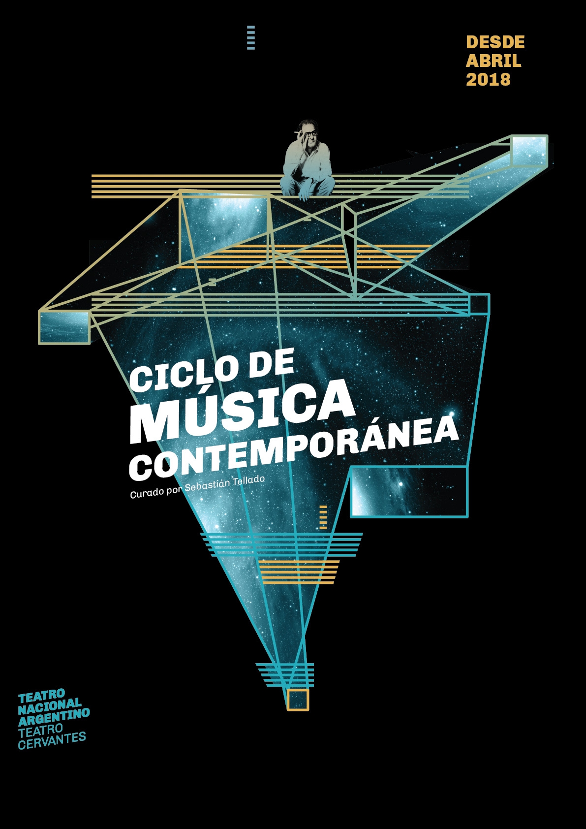 Diseño de afiches para el Teatro Nacional Argentino - Teatro Cervantes
