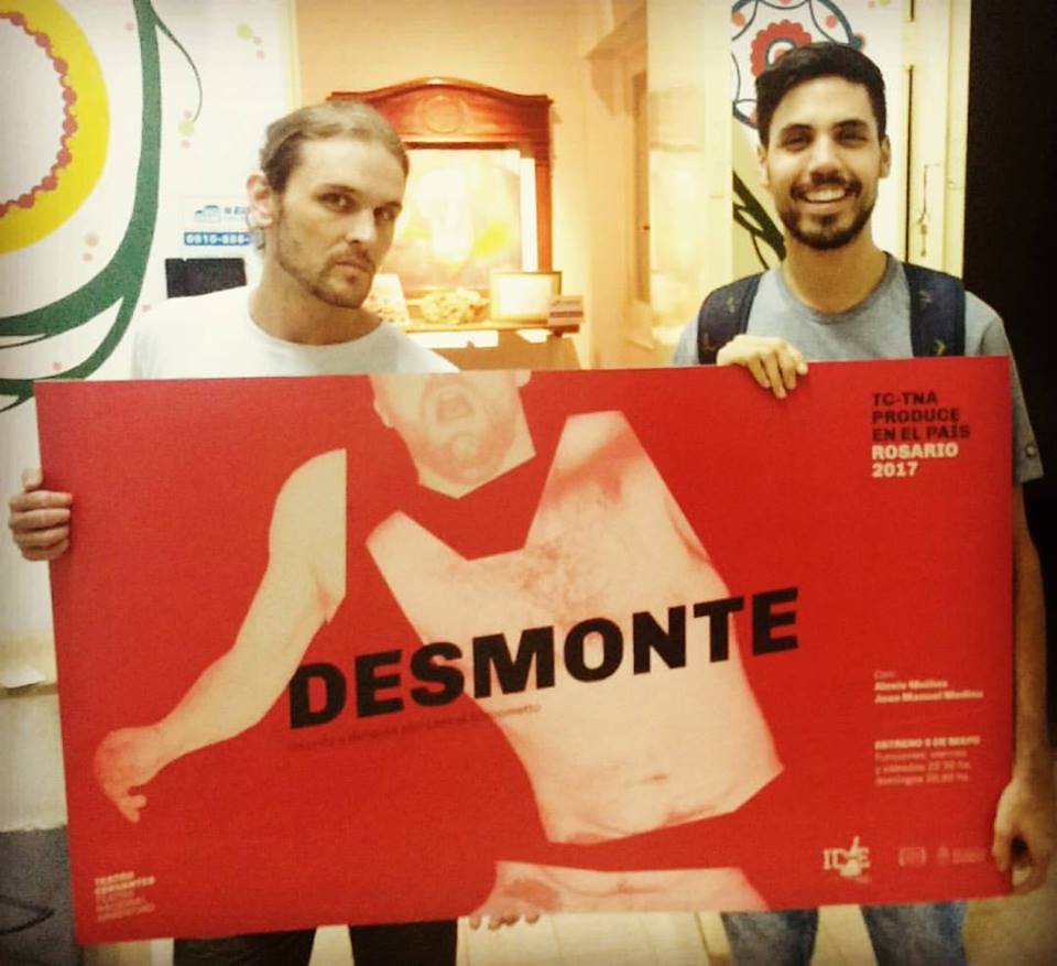 Diseño de afiches Teatro Cervantes - Teatro Nacional Argentino - Desmonte