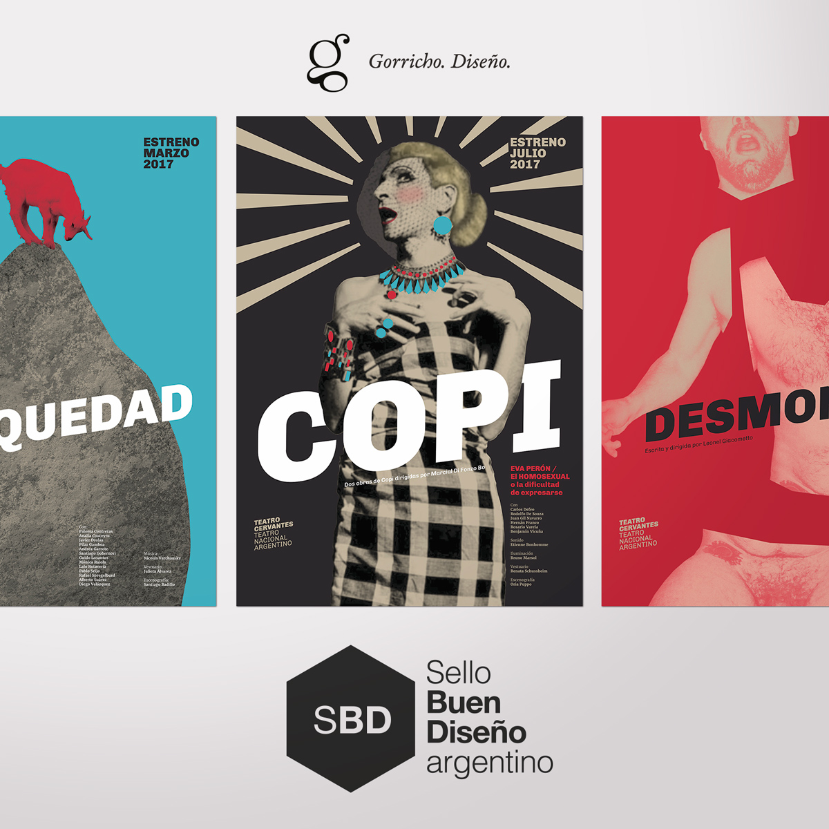 Sello del Buen Diseño argentino - Teatro Nacional Argentino - Gorricho Diseño.