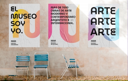 Diseño de identidad Museo de Arte Moderno de Buenos Aires