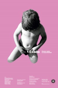 2019. Afiche para la obra Éxodo. El club del teatro, Mar del Plata.