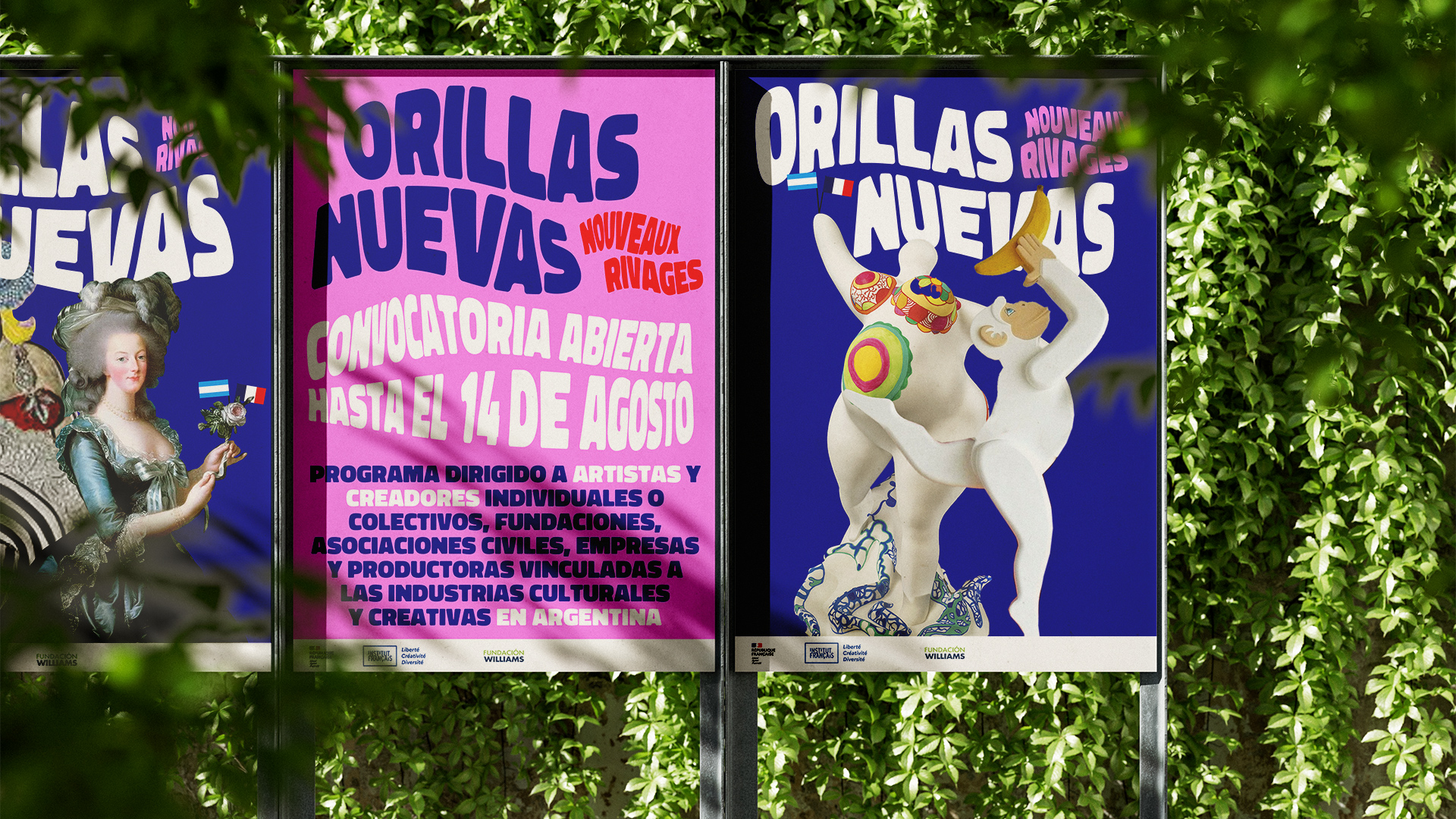 Diseño de identidad Orillas Nuevas ~ Nouveaux Rivages