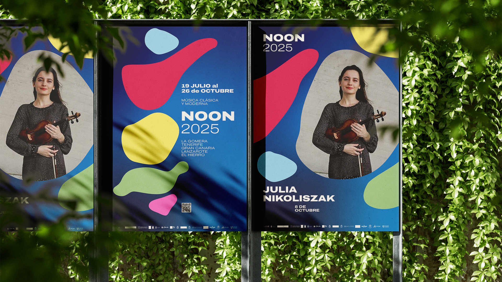 Diseño de identidad Festival NOON Canarias