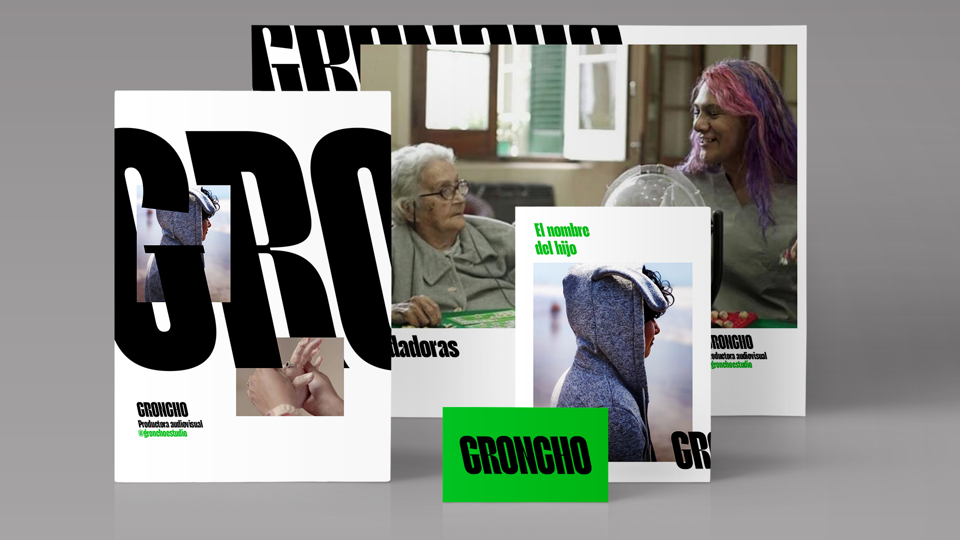 Rediseño identidad productora audiovisual Groncho