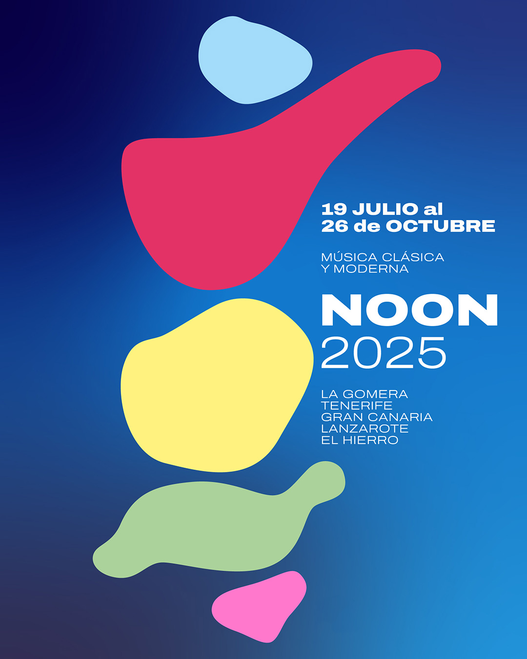 Diseño de identidad Festival NOON Canarias